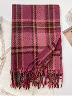 Warm Plaid Winter Scarf, photo 13 of 15