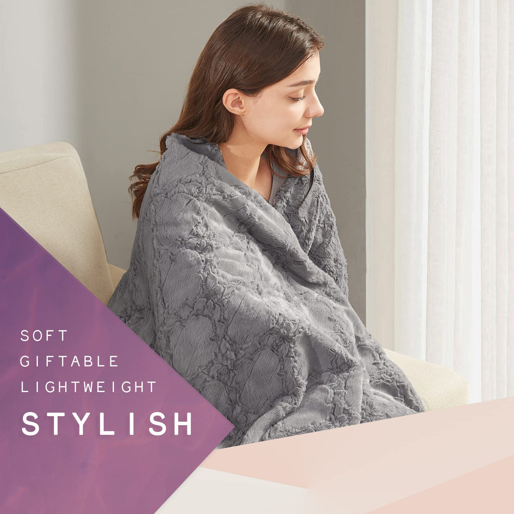 Hyde Lane Heated Electric Throw Blanket 60 x 70, Sherpa Reverse, photo 3 of 5
