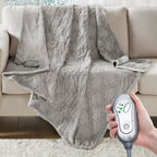 Hyde Lane Heated Electric Throw Blanket 60 x 70, Sherpa Reverse, photo 1 of 5