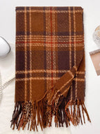 Warm Plaid Winter Scarf, photo 6 of 15