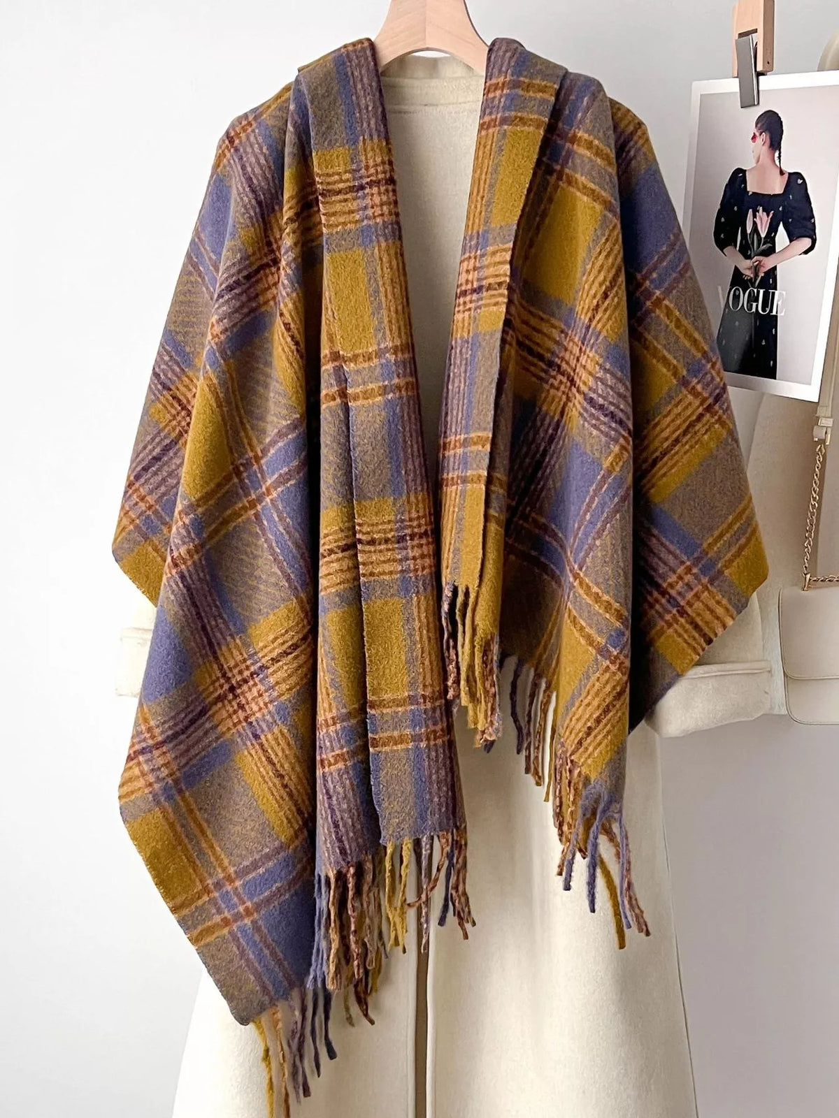 Warm Plaid Winter Scarf, photo 15 of 15