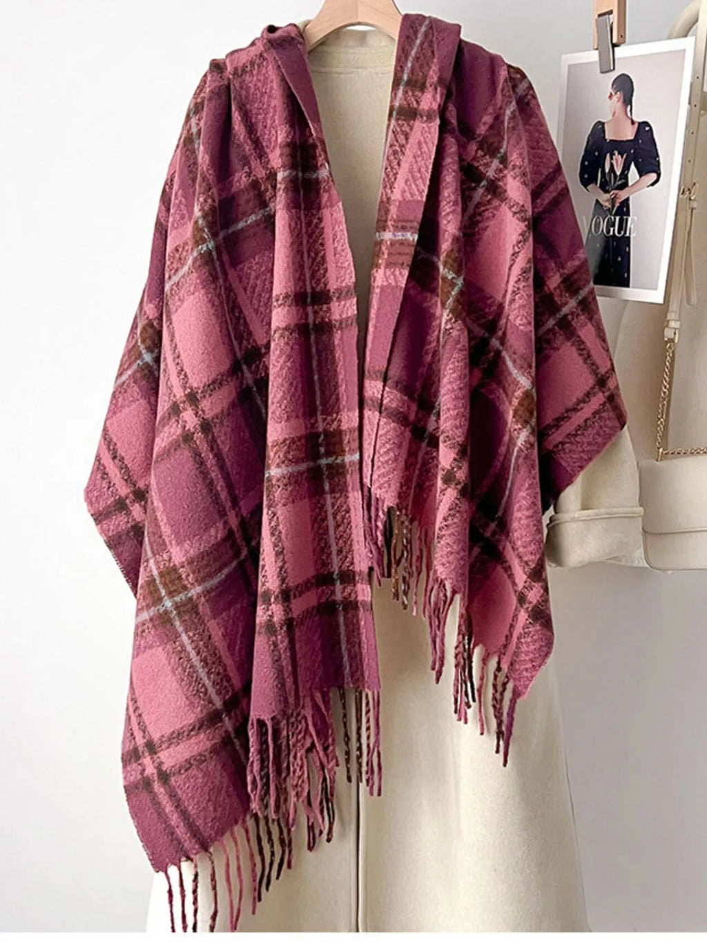 Warm Plaid Winter Scarf, photo 12 of 15