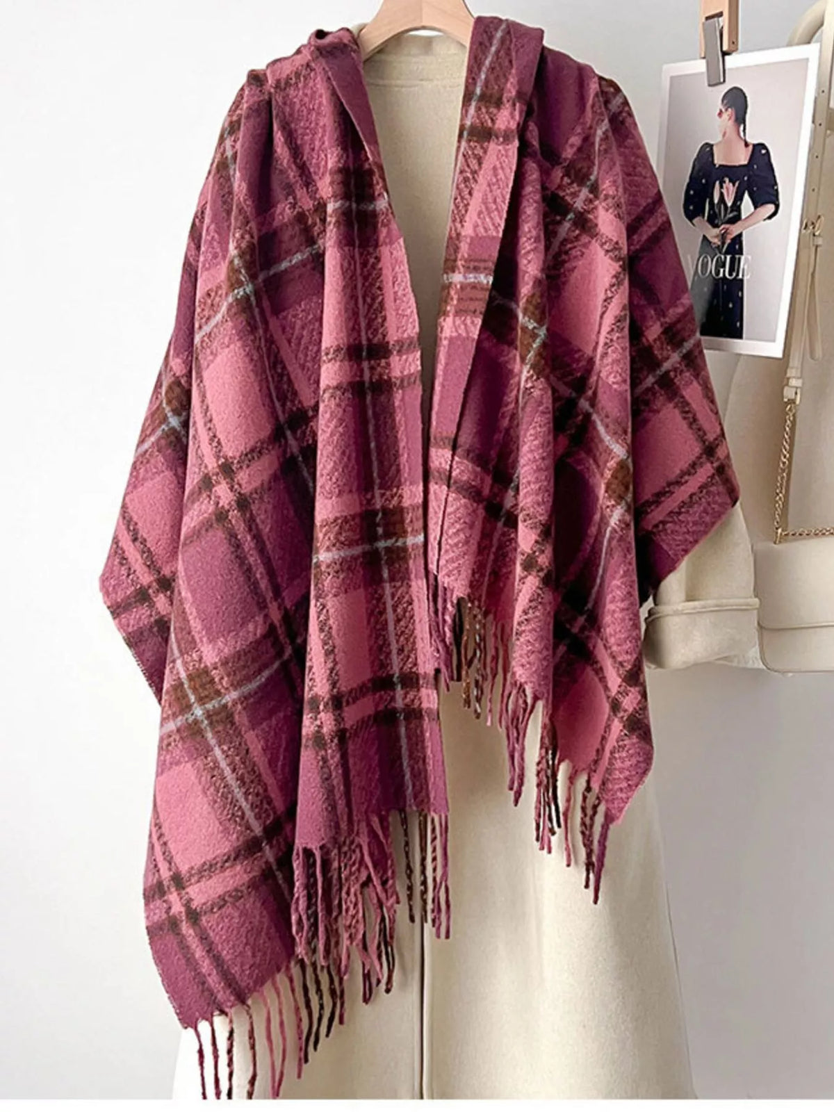 Warm Plaid Winter Scarf, photo 12 of 15