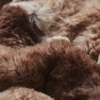 Tache golden brown faux fur sherpa throw blanket, photo 10 of 10