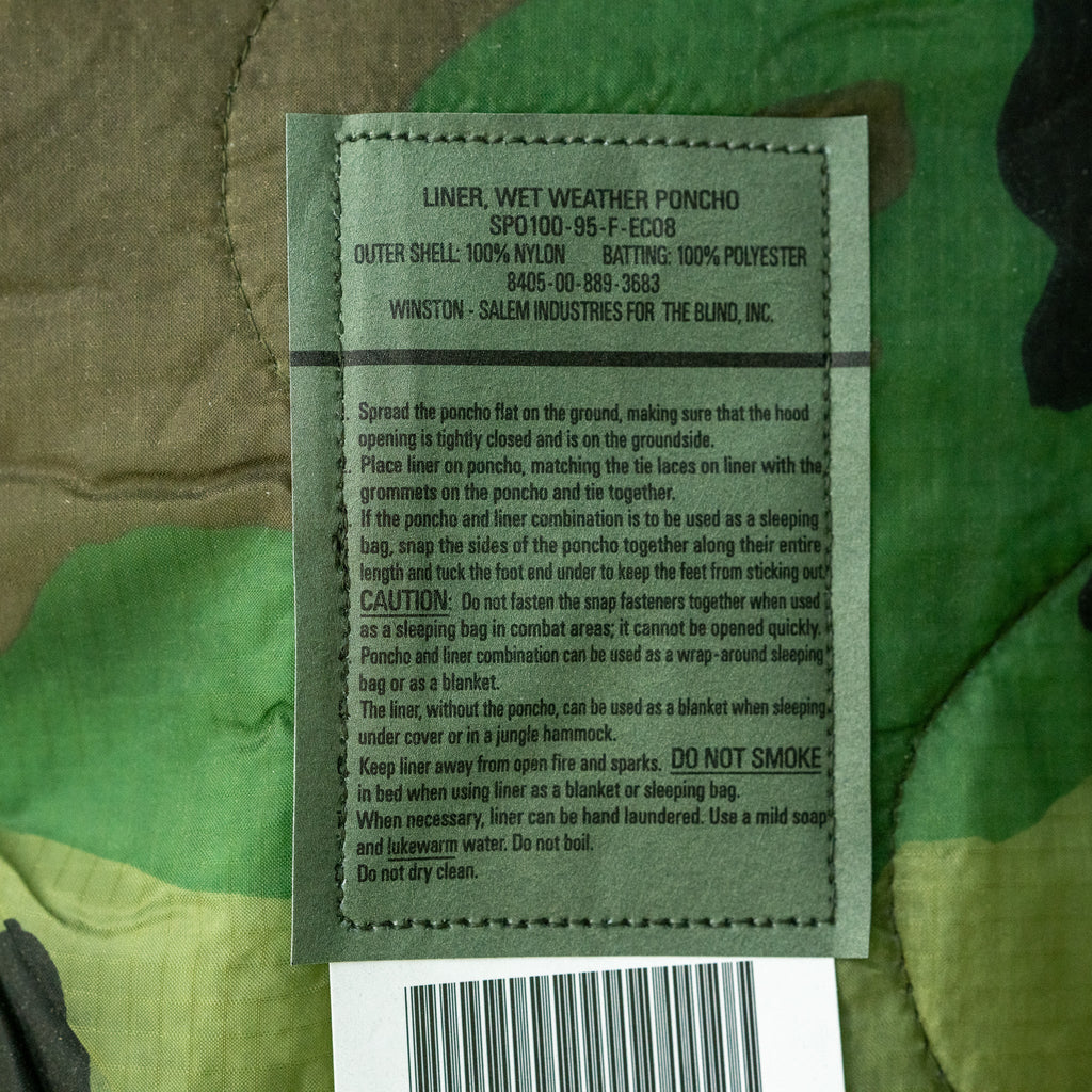USGI M81 Woodland Poncho Liner/Woobie, photo 3 of 6