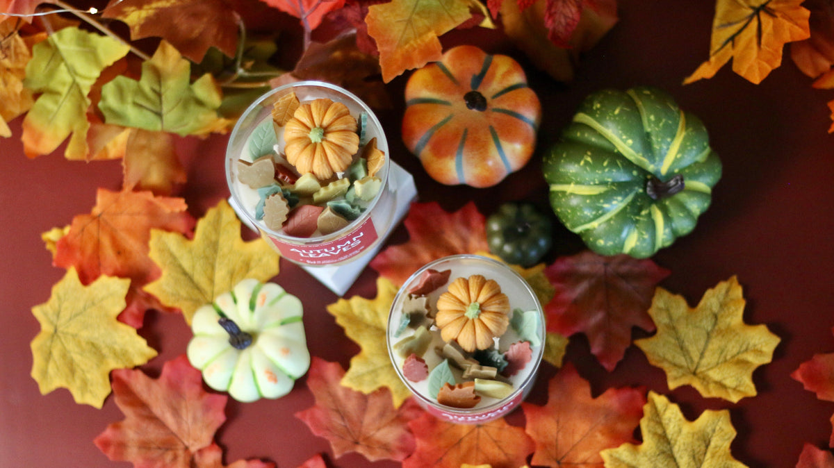 Autumn Leaves Container Candle, photo 4 of 5