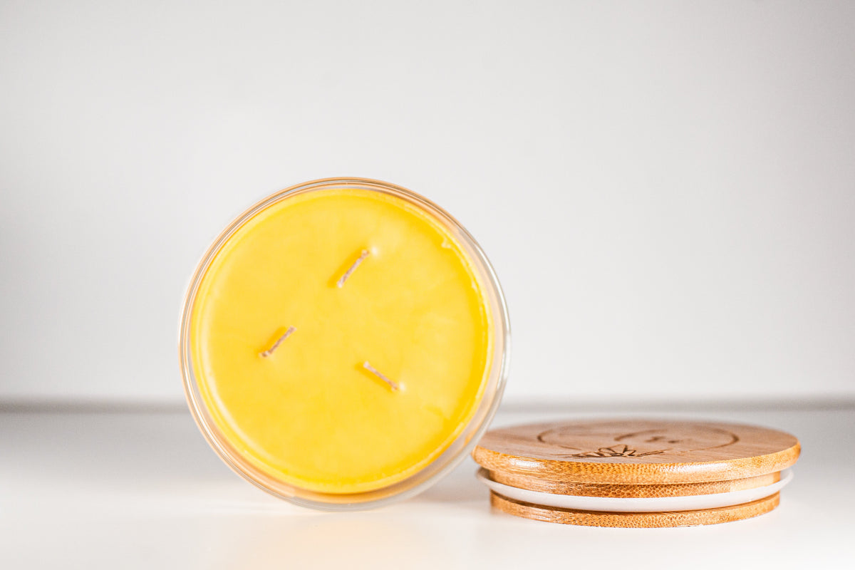 Fall Weather Beeswax Candle 8 oz, photo 5 of 6