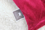Tache Holiday Red Microfleece with Sherpa Back Throw Blanket, photo 5 of 8