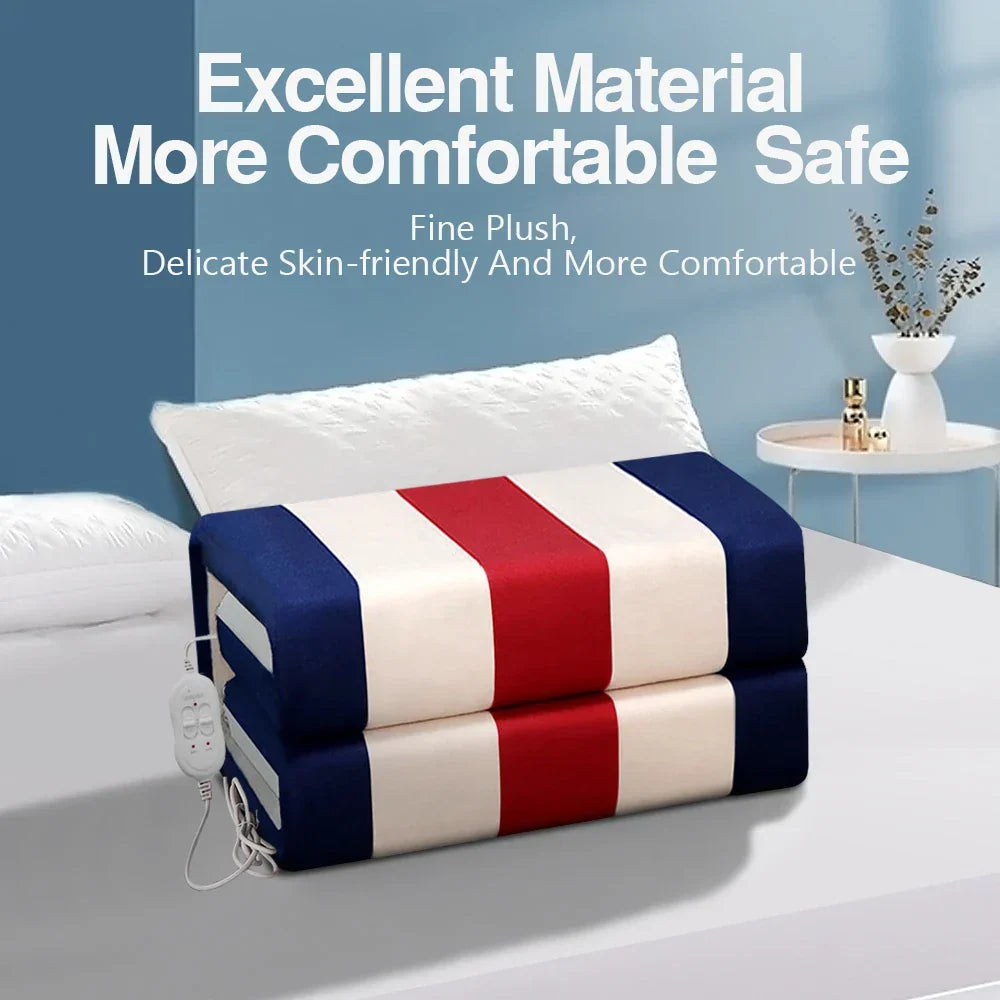 Electric Blanket with Adjustable Heat for Winter Comfort, photo 3 of 10