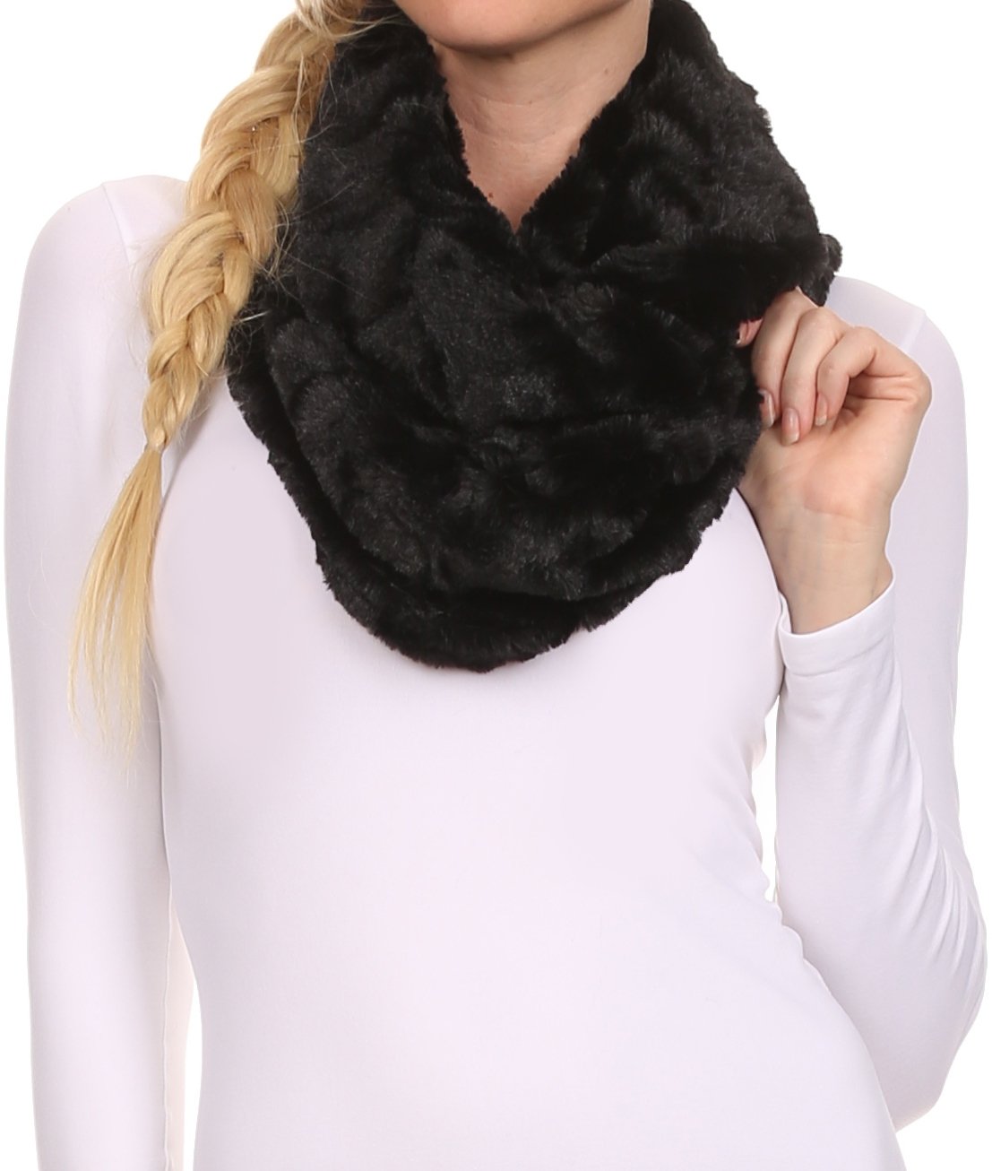 Sakkas Abhy Furry Infinity Wrap Scarf, photo 2 of 85