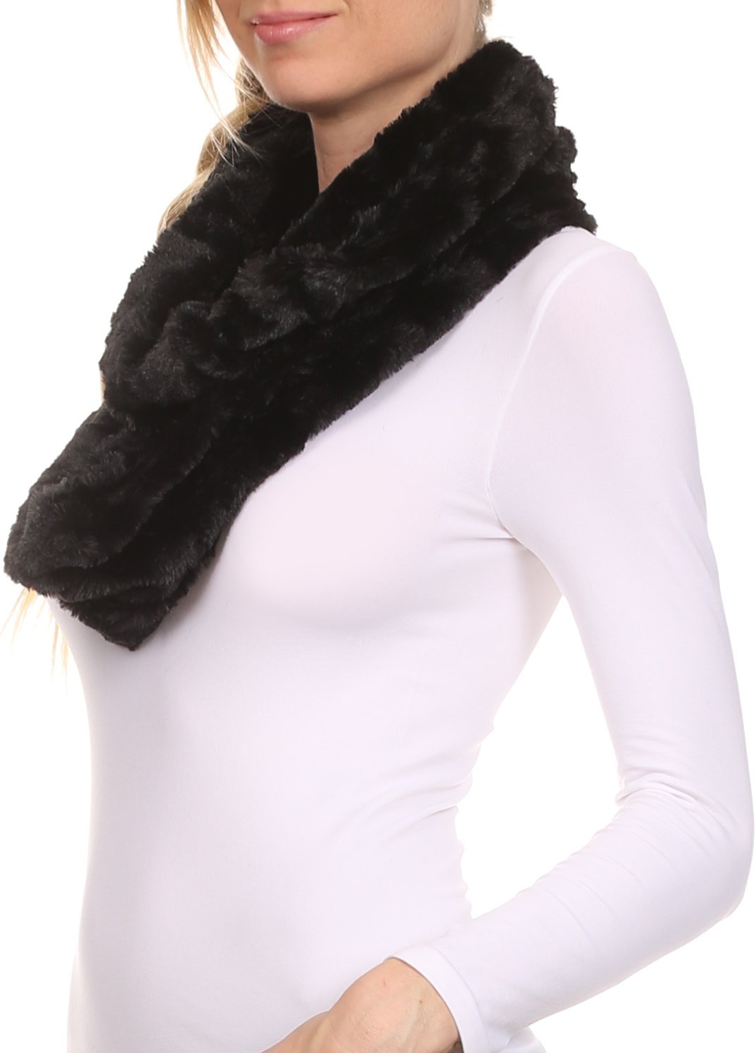 Sakkas Abhy Furry Infinity Wrap Scarf, photo 4 of 85