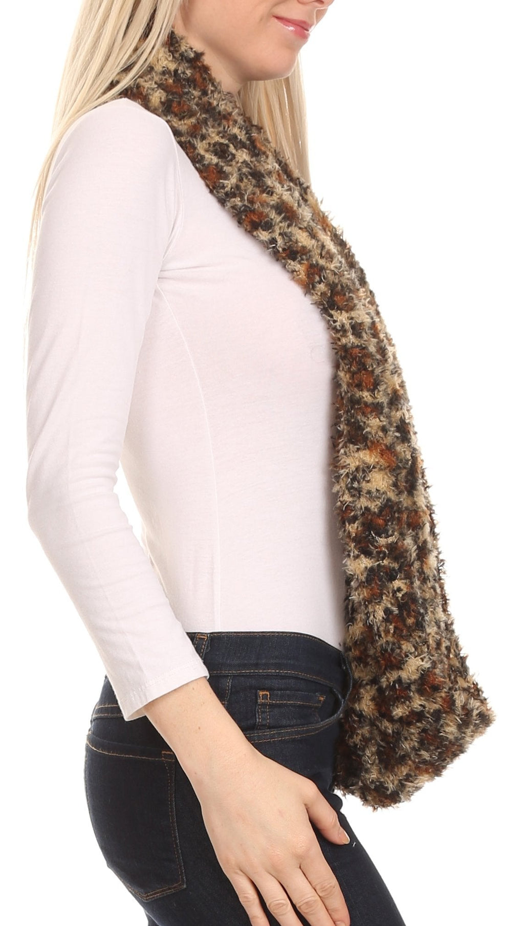 Sakkas Abhy Furry Infinity Wrap Scarf, photo 18 of 85