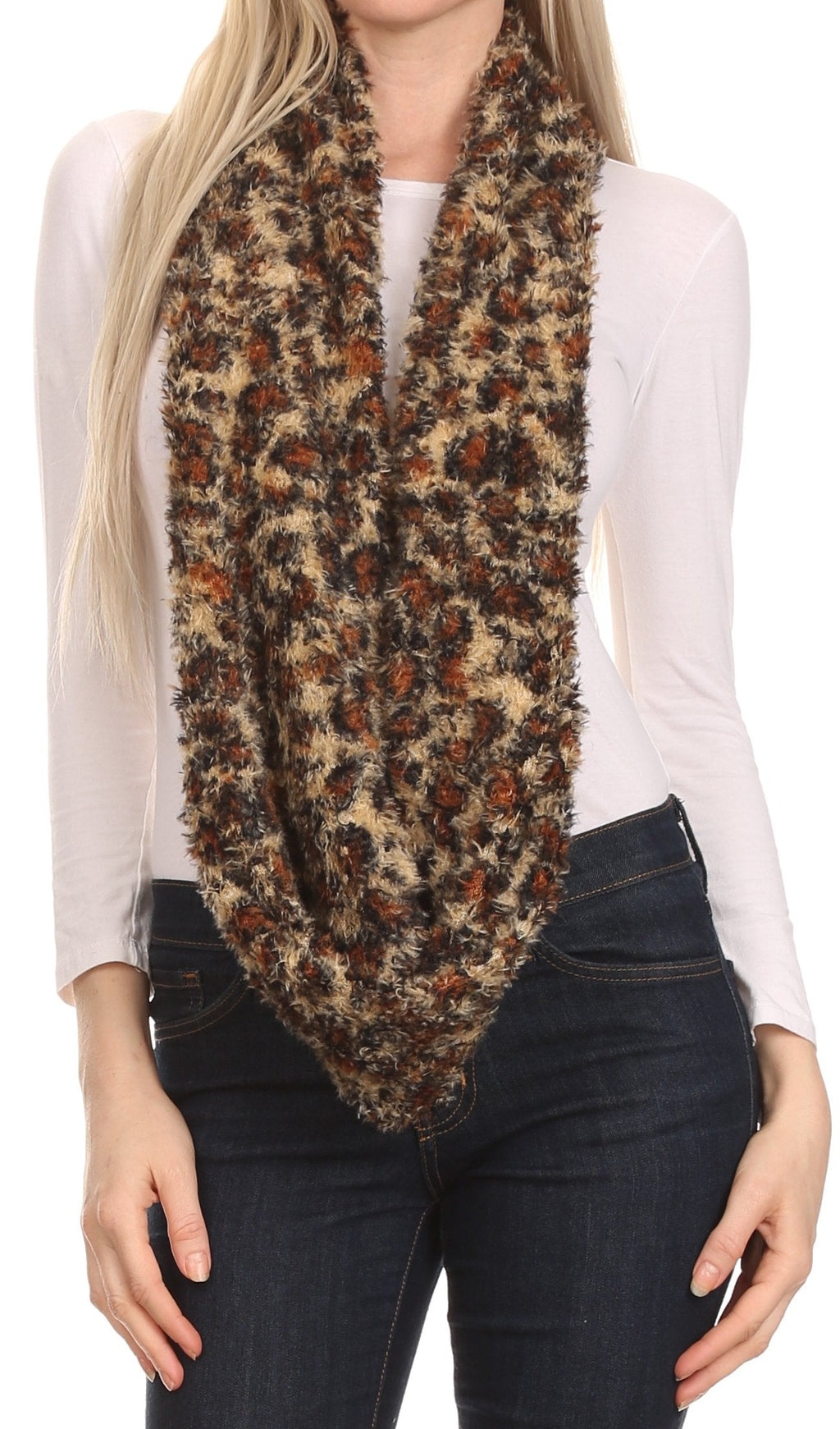 Sakkas Abhy Furry Infinity Wrap Scarf, photo 16 of 85