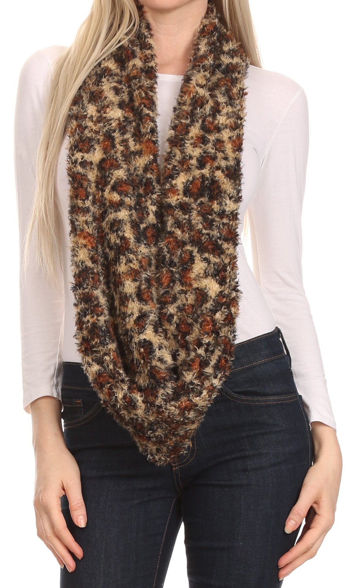 Sakkas Abhy Furry Infinity Wrap Scarf, photo 16 of 85