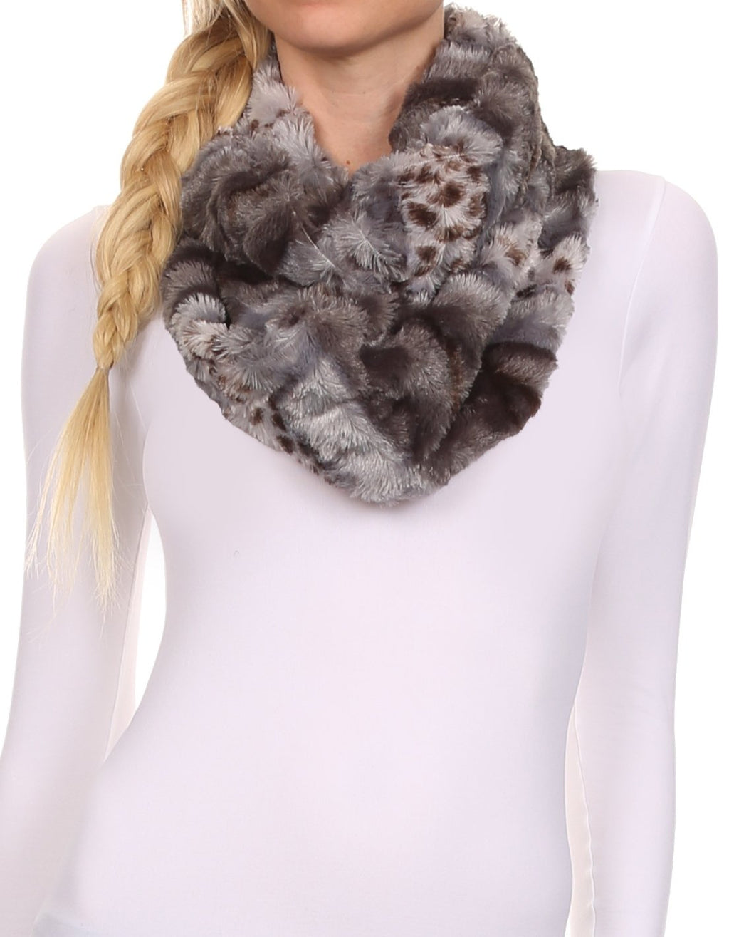Sakkas Abhy Furry Infinity Wrap Scarf, photo 37 of 85