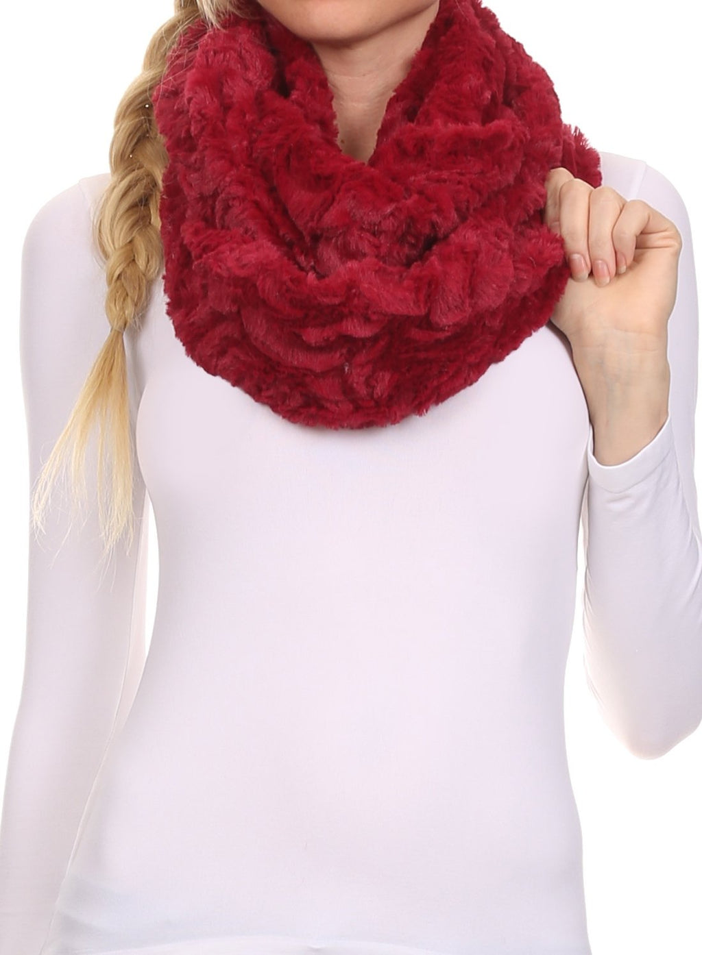 Sakkas Abhy Furry Infinity Wrap Scarf, photo 52 of 85