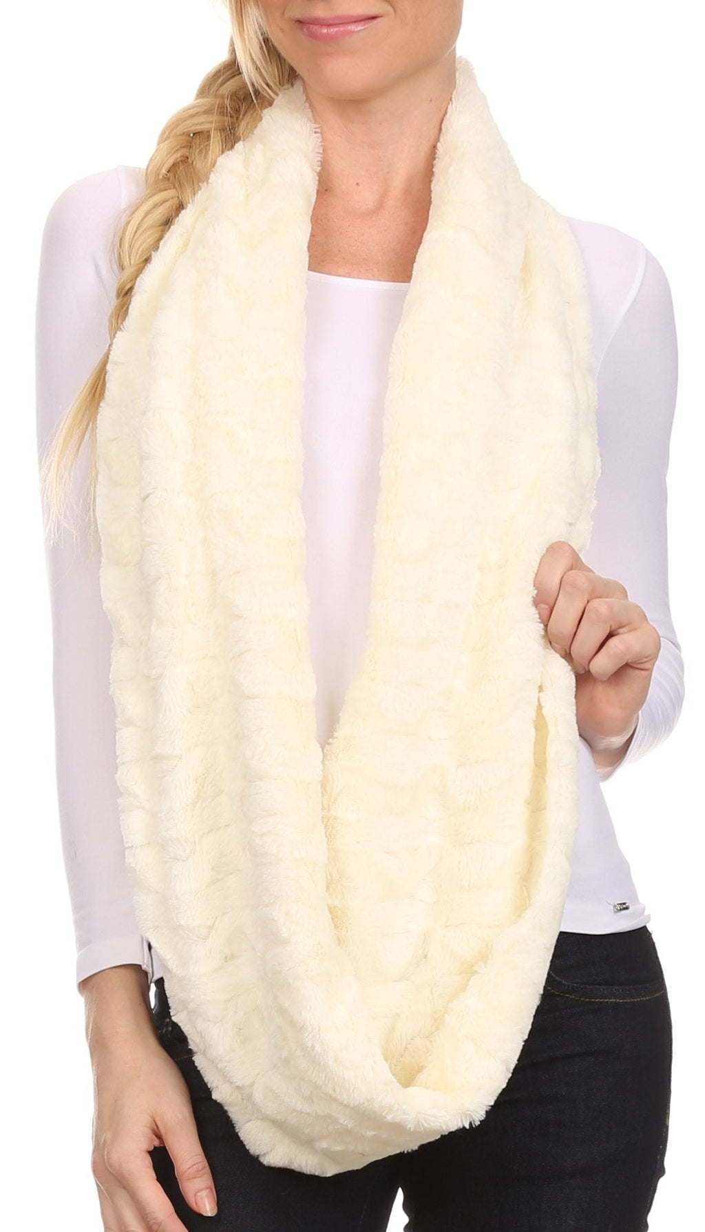 Sakkas Abhy Furry Infinity Wrap Scarf, photo 58 of 85