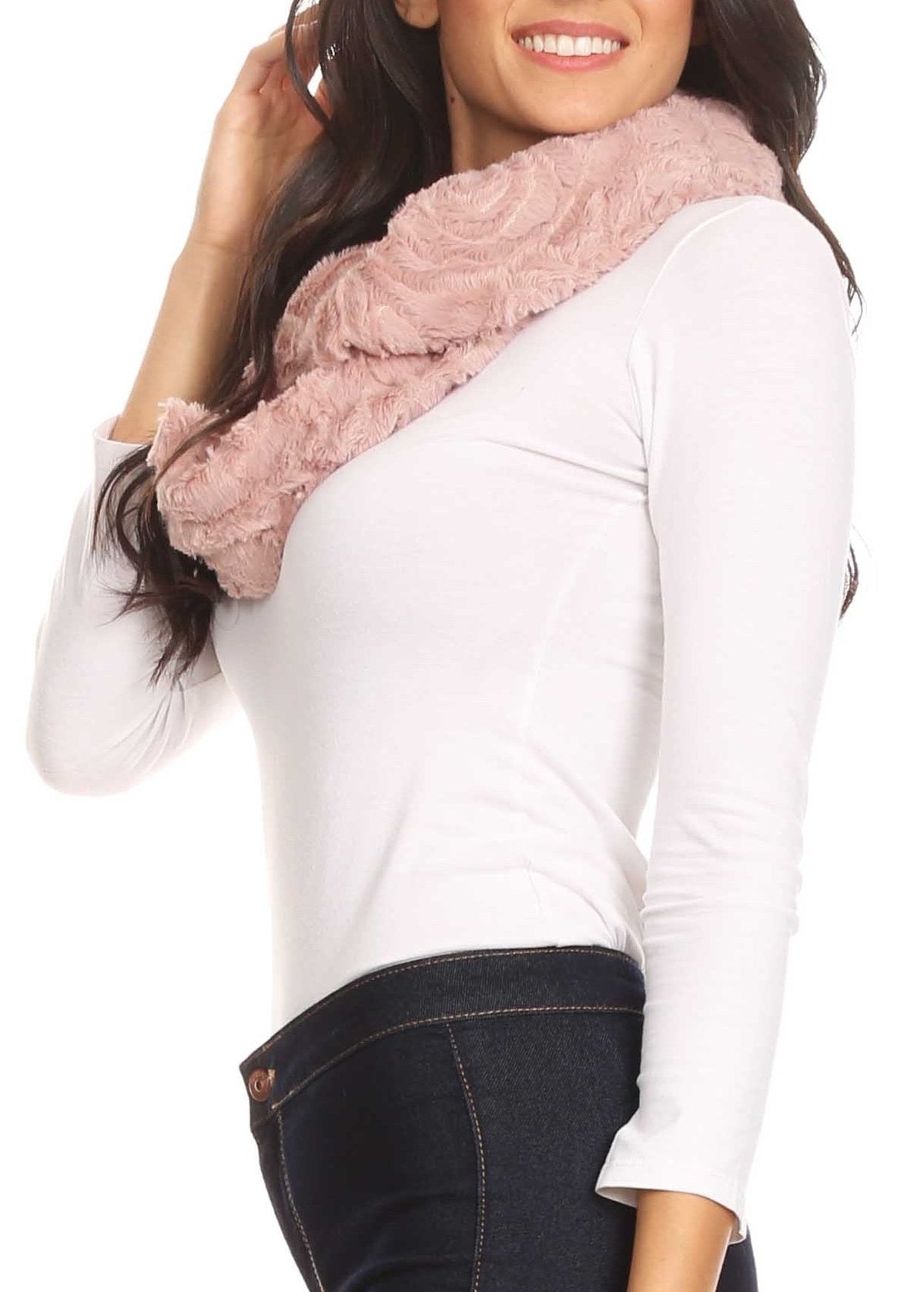 Sakkas Abhy Furry Infinity Wrap Scarf, photo 64 of 85