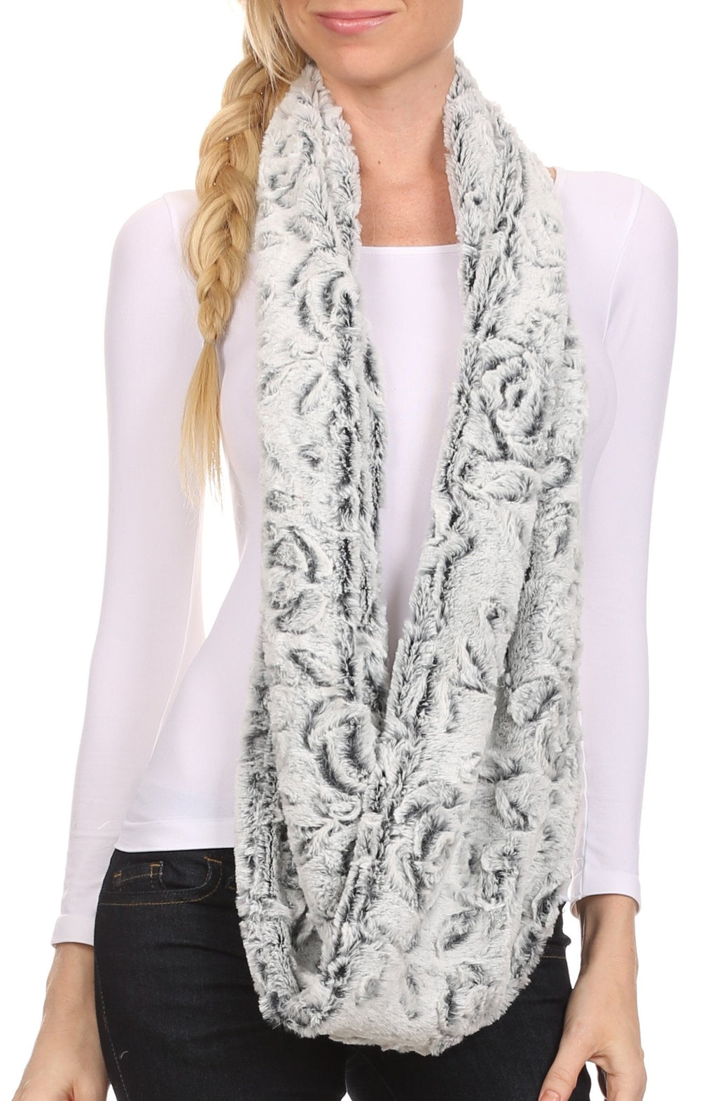 Sakkas Abhy Furry Infinity Wrap Scarf, photo 68 of 85