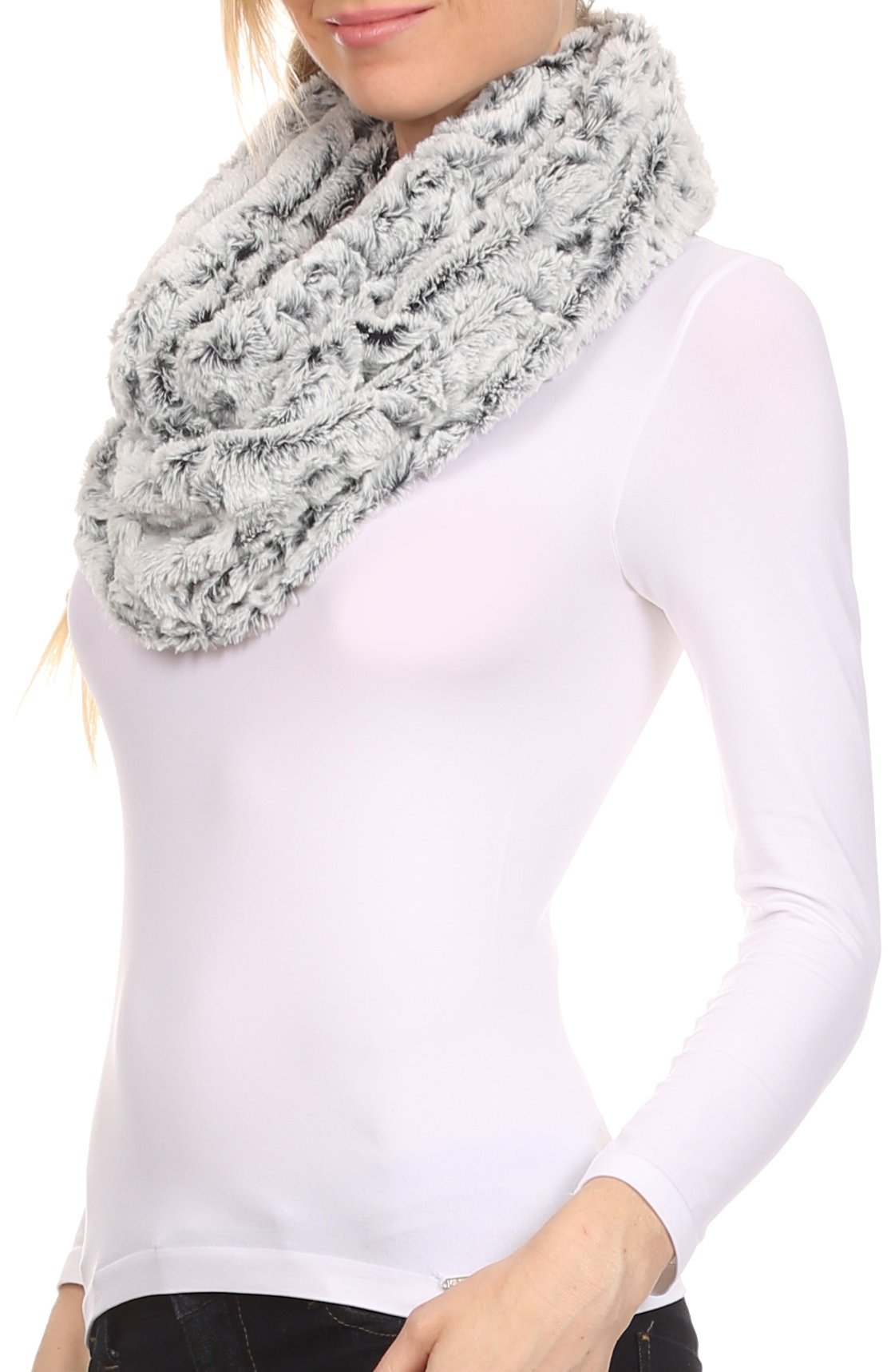 Sakkas Abhy Furry Infinity Wrap Scarf, photo 69 of 85
