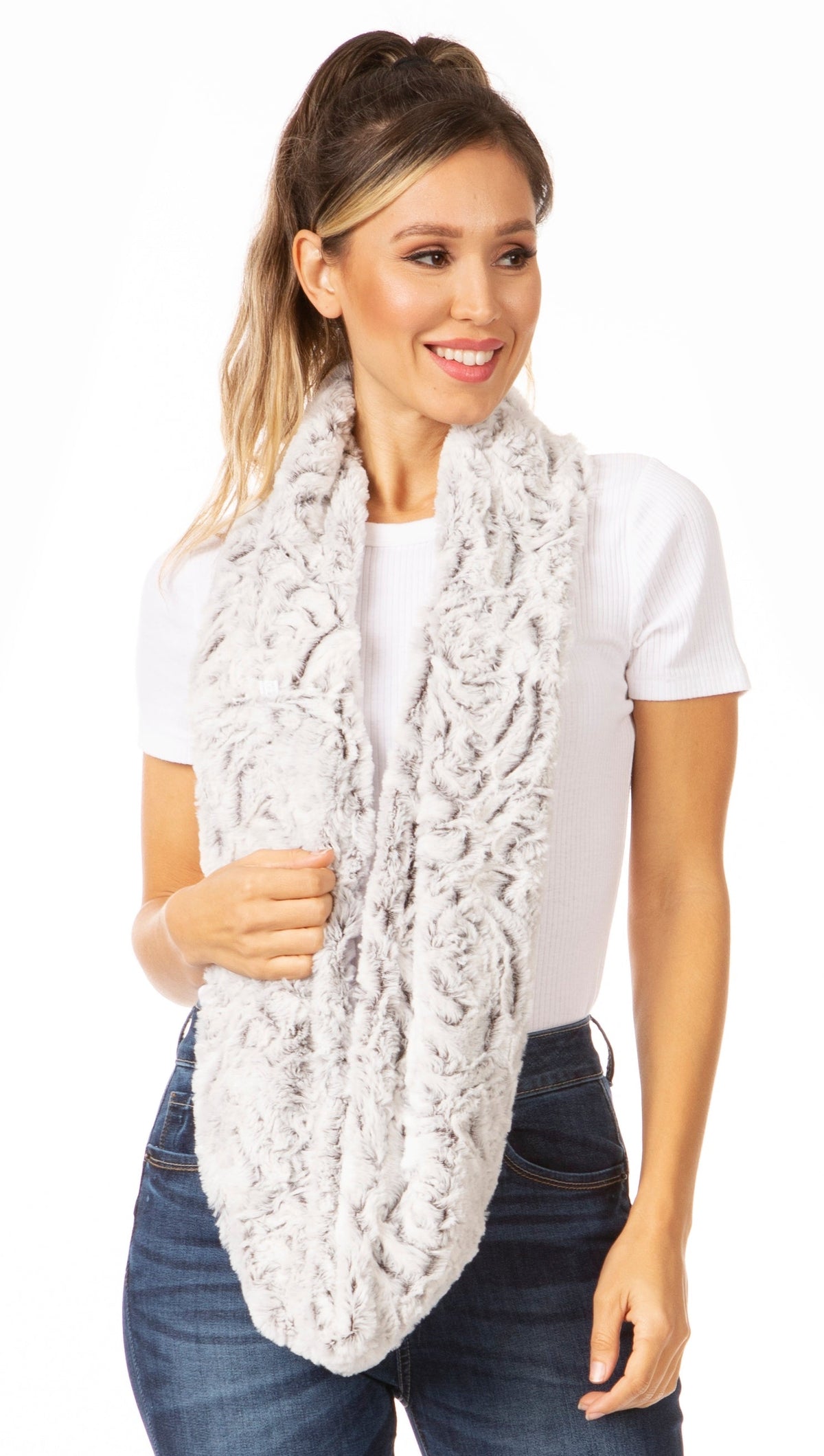Sakkas Abhy Furry Infinity Wrap Scarf, photo 75 of 85