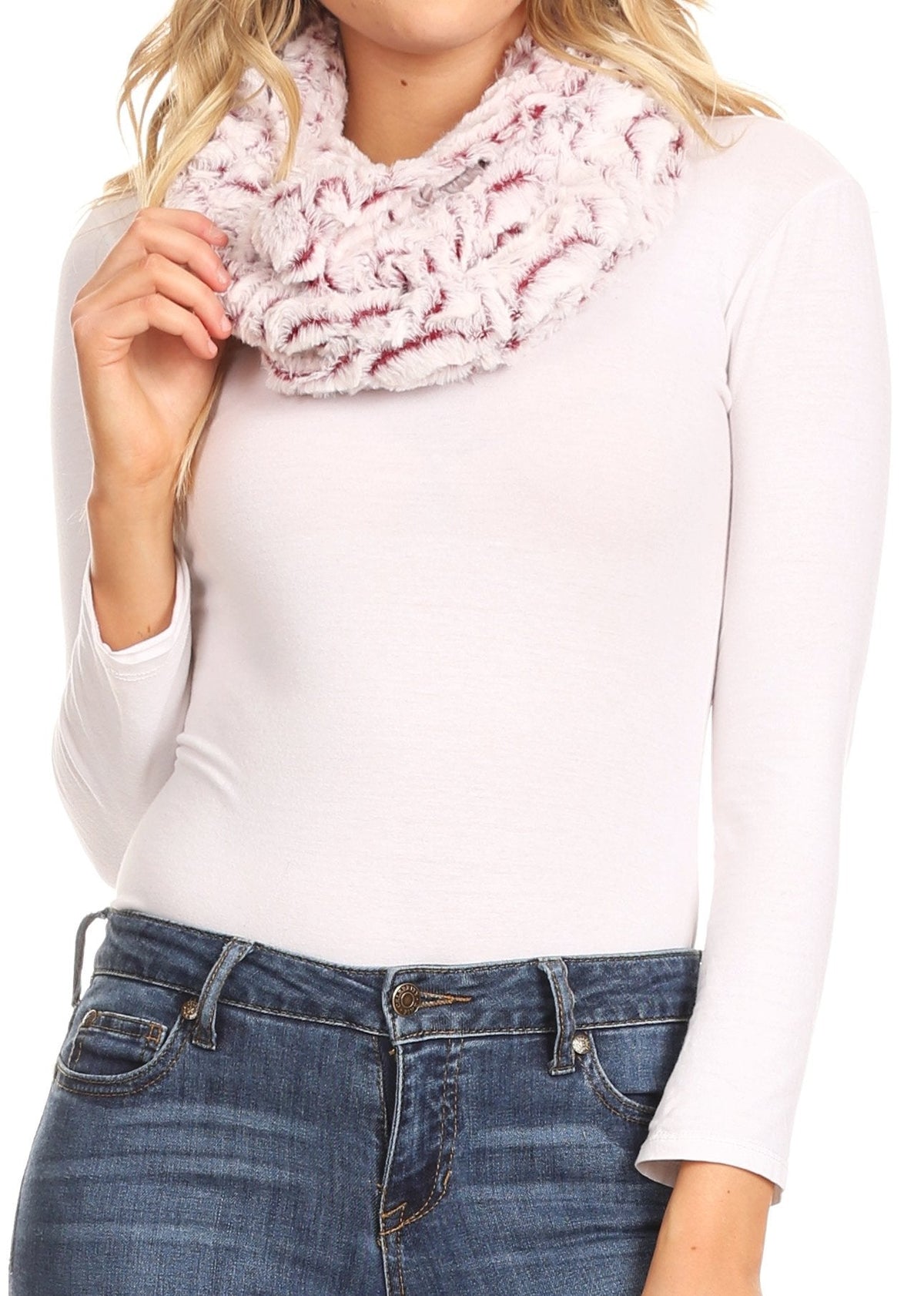 Sakkas Abhy Furry Infinity Wrap Scarf, photo 76 of 85