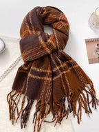 Warm Plaid Winter Scarf, photo 5 of 15