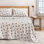 Turkish Cotton Flannel Sheet Set - Elevated Holiday, photo 43 of 48