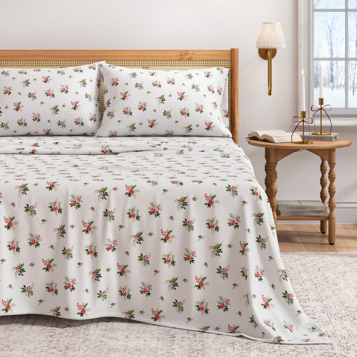 Turkish Cotton Flannel Sheet Set - Elevated Holiday, photo 43 of 48