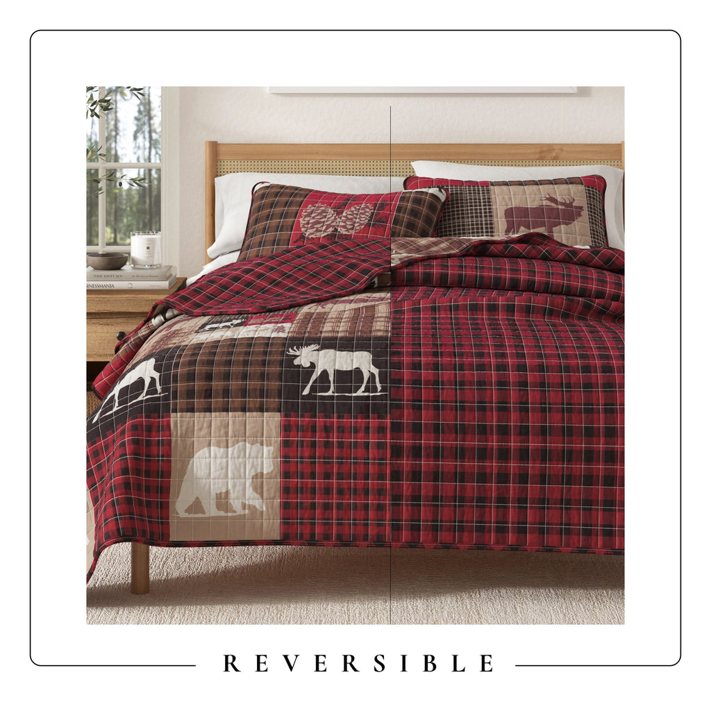 Rustic Landscape Quilt Set - Matthew Collection, photo 11 of 24