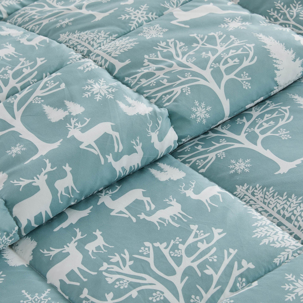 Reversible Christmas Comforter and Sham Set - Holiday Lodge, photo 45 of 120