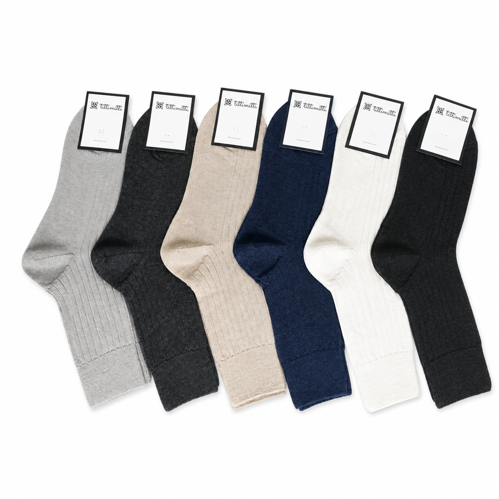 tittimitti women's merino wool and silk socks, photo 2 of 10