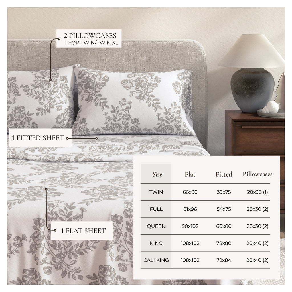 Turkish Cotton Flannel Sheet - Belle, photo 46 of 101