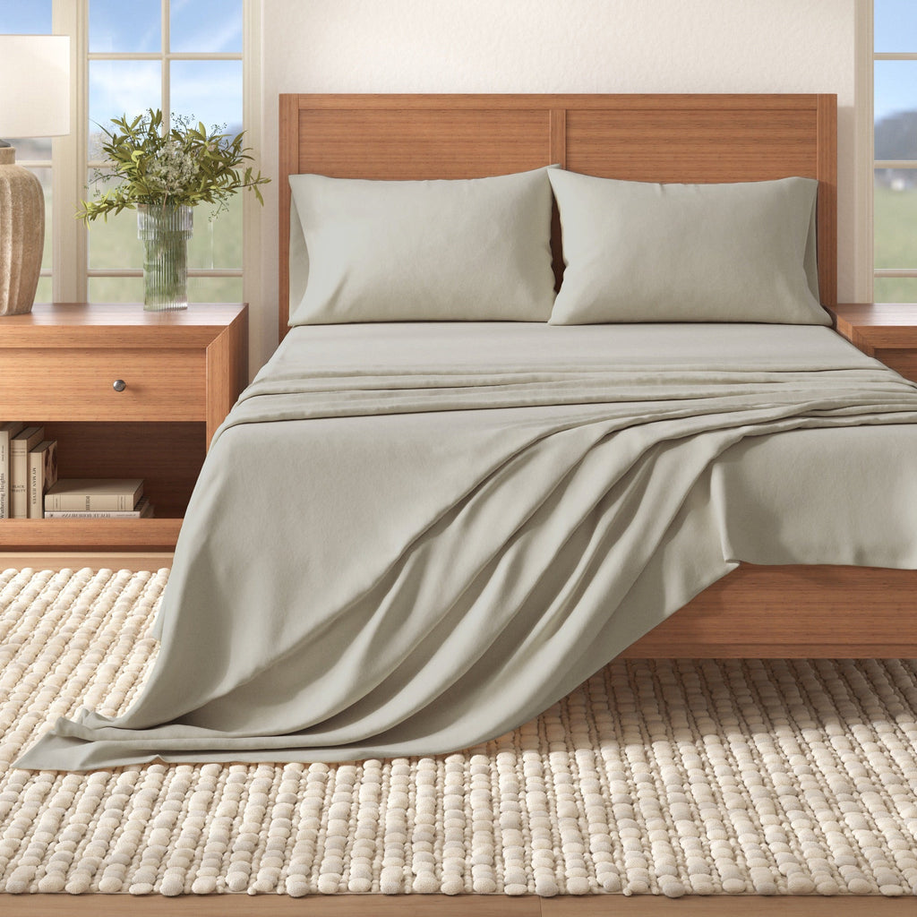 Cotton Solid Flannel Sheet - Nordic, photo 37 of 60