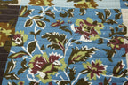 Tache Mystical Forest Green Blue Leaves Cotton Quilt Set, photo 9 of 12