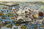 Tache Mystical Forest Green Blue Leaves Cotton Quilt Set, photo 5 of 12