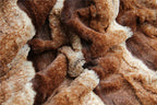 Tache golden brown faux fur sherpa throw blanket, photo 8 of 10