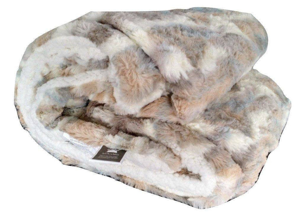 Tache Luxurious Russian Lynx Faux Fur Throw Blanket, photo 4 of 10