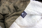 Tache Super Soft Evergreen Micro Fleece Green Sherpa Throw Blanket, photo 5 of 8