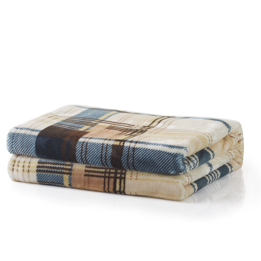 Tache Super Soft Winter Cabin Flannel Throw Blanket, photo 5 of 7