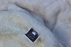 Tache white ivory polar faux fur sherpa throw blanket, photo 9 of 10