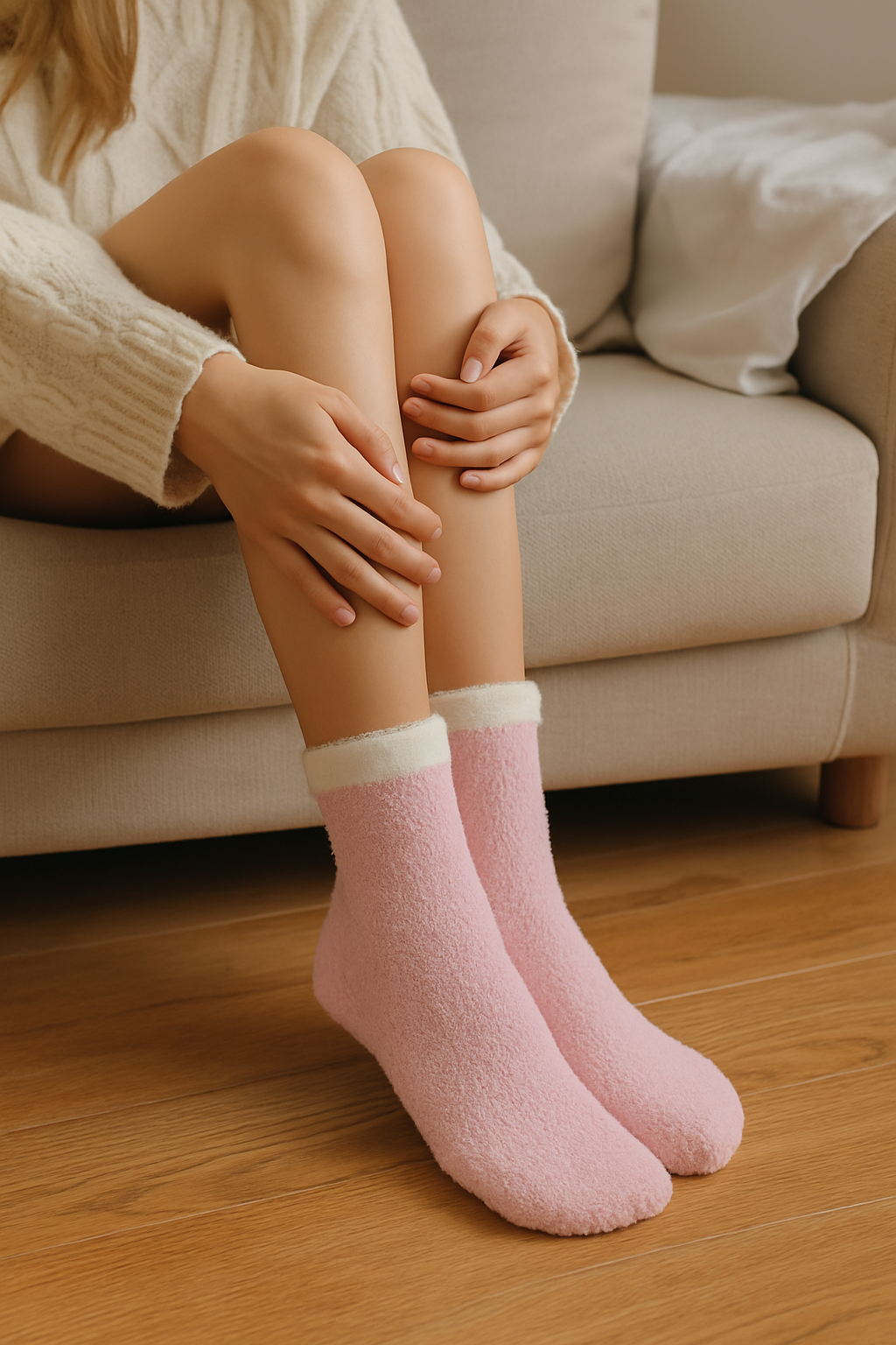6-Pack Women’s Fluffy Fuzzy Slipper Socks, photo 3 of 4