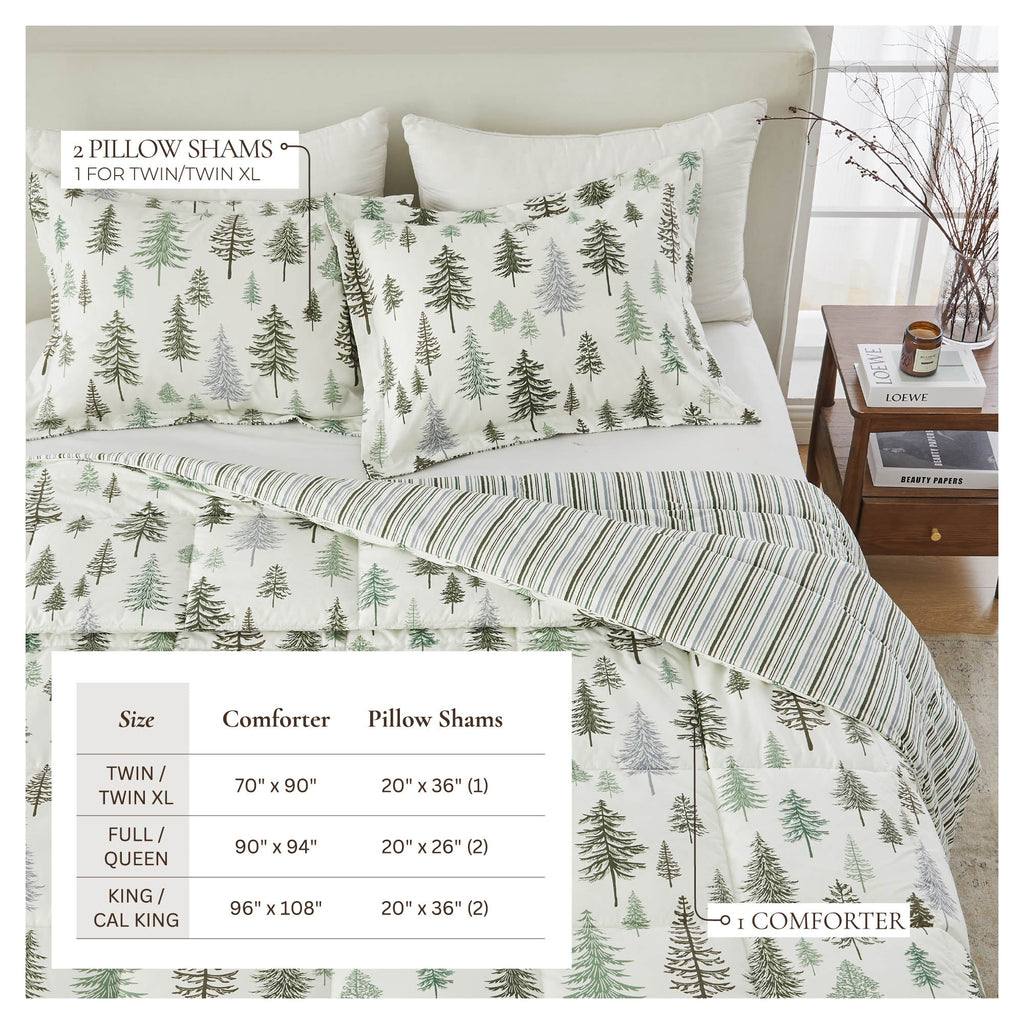 Reversible Christmas Comforter and Sham Set - Holiday Lodge, photo 65 of 120