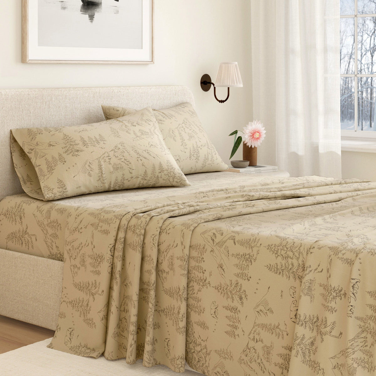 Turkish Cotton Flannel Sheet - Stratton, photo 64 of 74