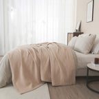 100% Cotton Waffle Weave Blanket - Mikala, photo 45 of 70