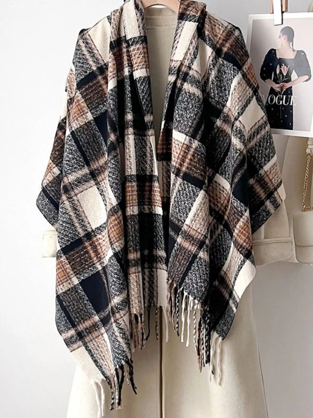 Warm Plaid Winter Scarf, photo 10 of 15