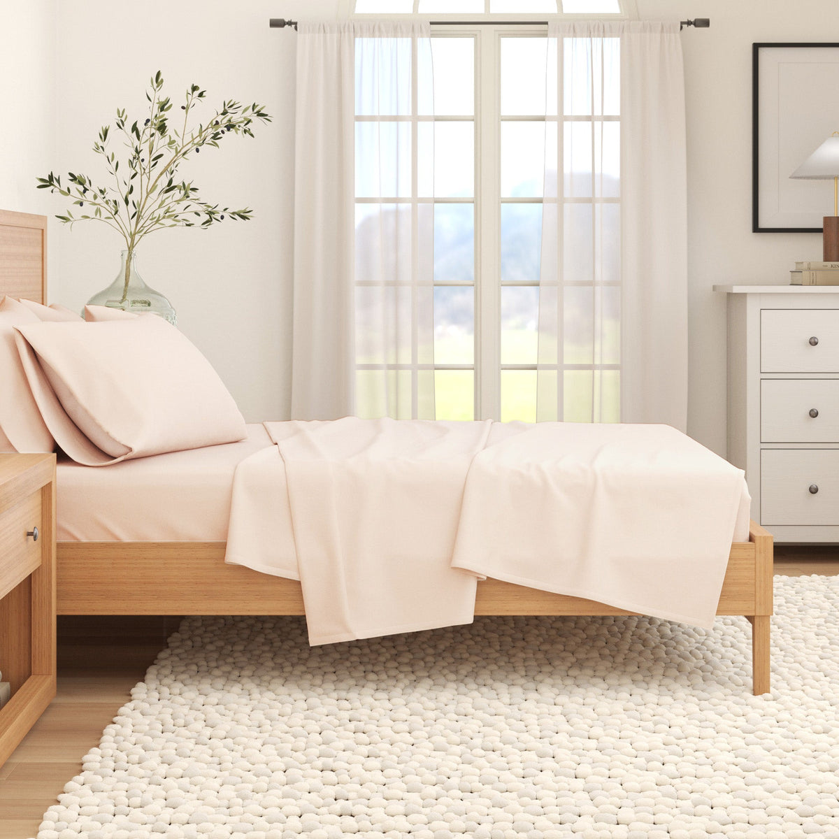 Cotton Solid Flannel Sheet - Nordic, photo 17 of 60