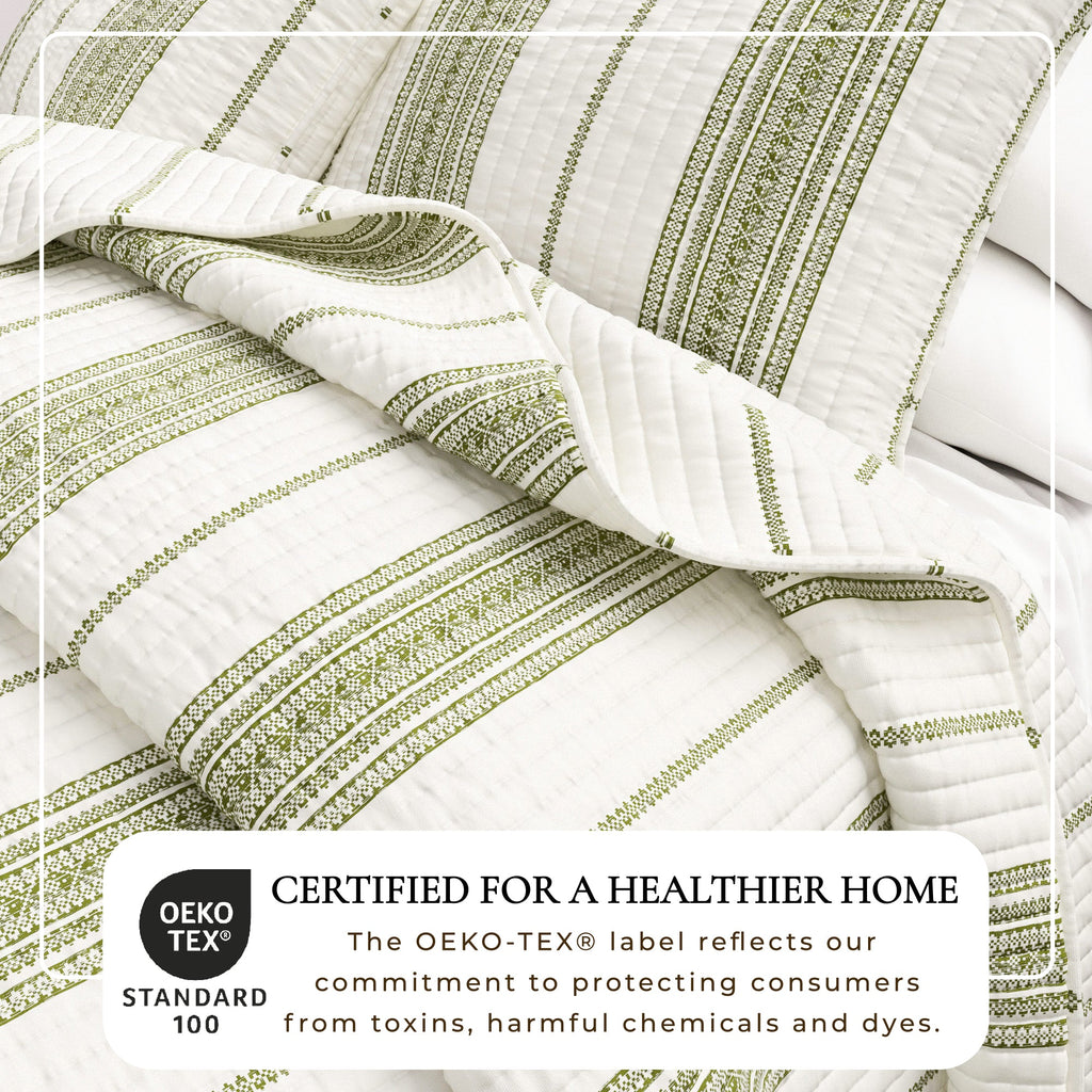 Stripe Quilt - Wesley Collection, photo 7 of 24