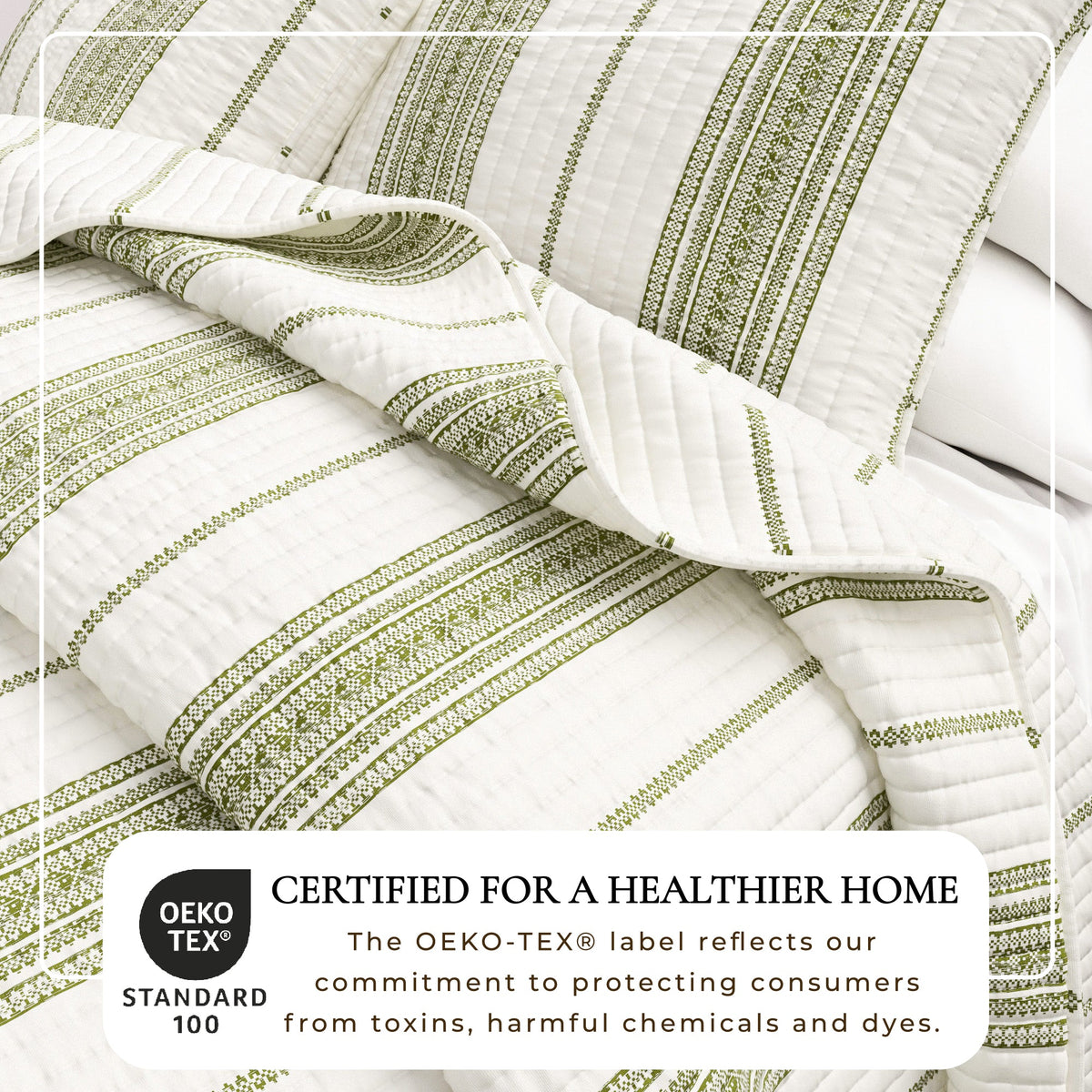 Stripe Quilt - Wesley Collection, photo 7 of 24