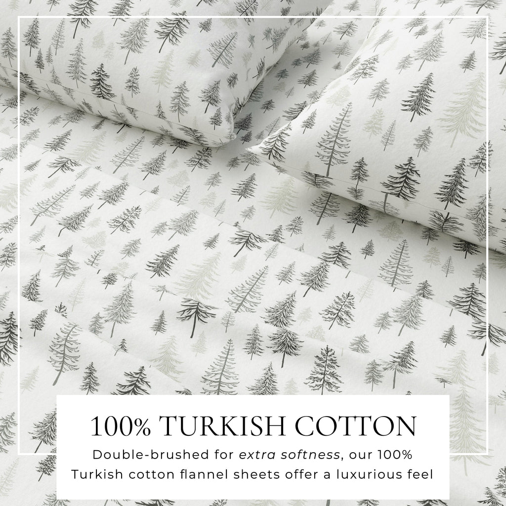 Turkish Cotton Flannel Sheet - Stratton, photo 13 of 74